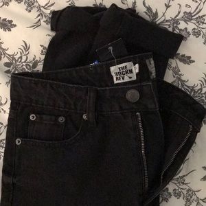 Nasty Gal black mom jeans